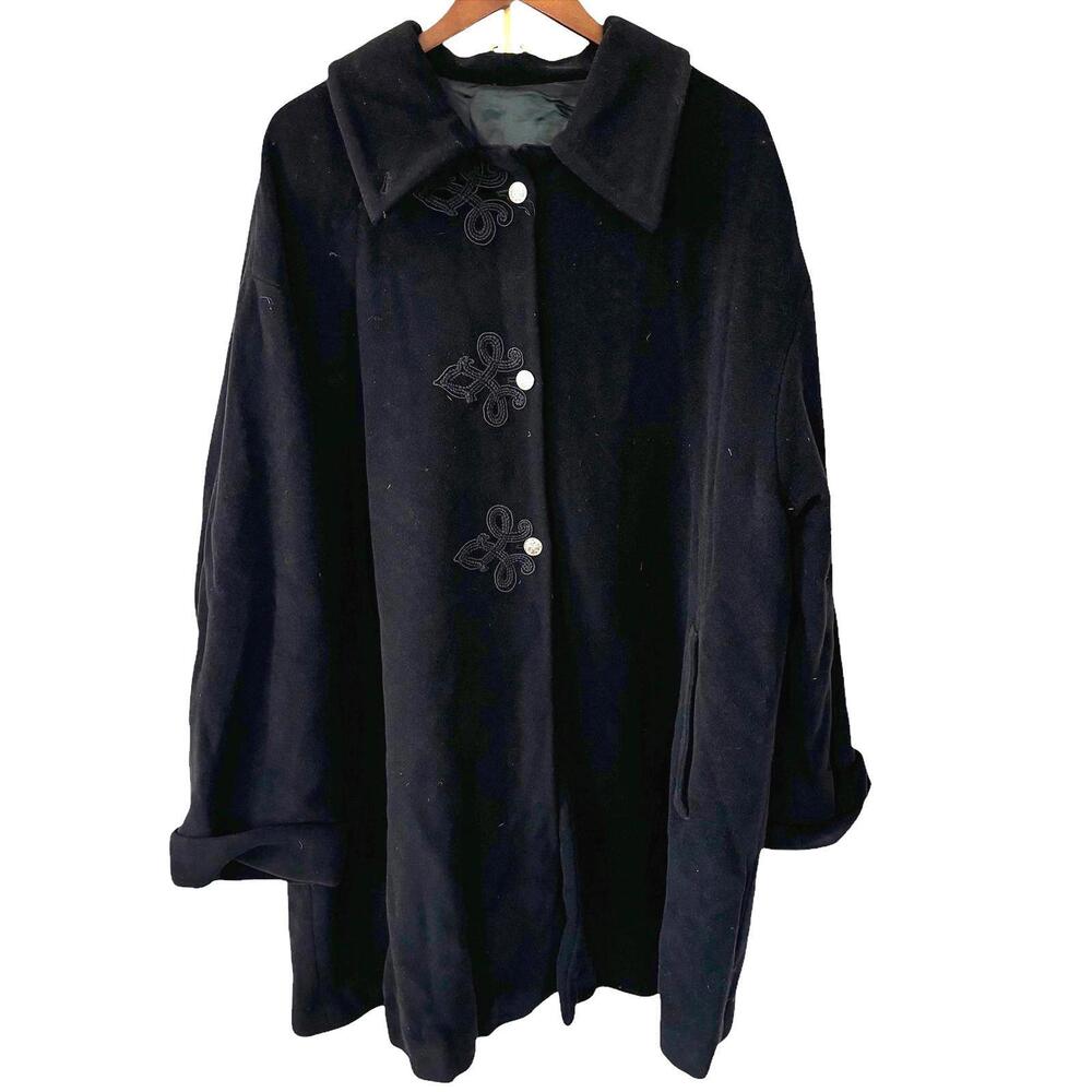 Byblos Navy Blue Trench Size 42